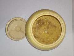 Vintage 1940's ceramic McCoy Apple Cookie Jar