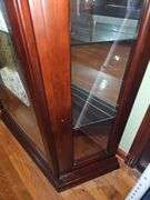 Vintage Curio Cabinet with sliding front door