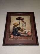 J. Gibson framed print