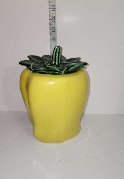 McCoy Pottery Yellow Pepper Cookie Jar.