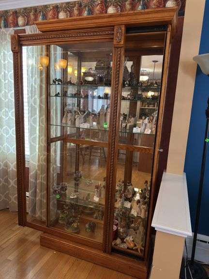 Oak Cabinet - Contents NOT included