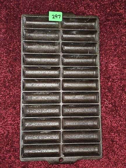 Cast iron cornbread pan