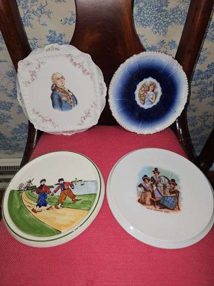 Hot plates with people in the design