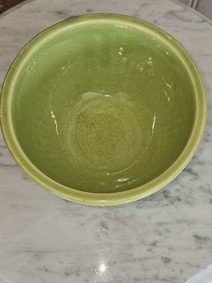 Vintage RRP Co Roseville Mixing Bowl Pottery Pastel