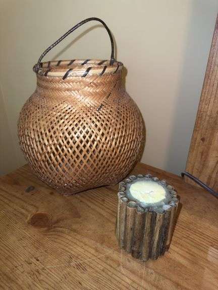 Decor Basket with Candle