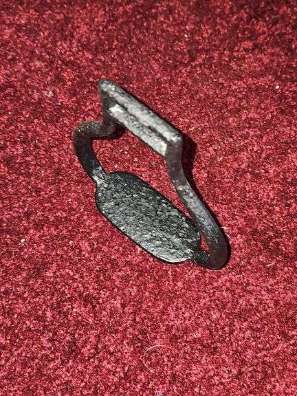 Cast iron decorative piece & candle snuffer