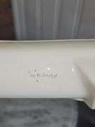 Vintage Goebel Candle Holders Long Porcelain Flower Floater Vase Germany Ivory