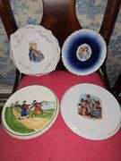 Hot plates with people in the design