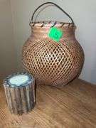 Decor Basket with Candle