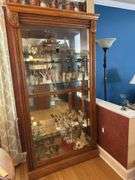 Oak Cabinet - Contents NOT included