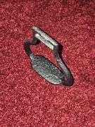 Cast iron decorative piece & candle snuffer