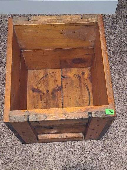 Vintage Handmade Crate/Record Holder