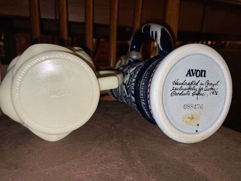 Avon "Casey At The Bat" Mug & Vtg Avon Beer Stein