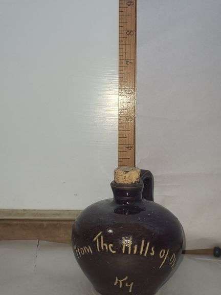 "The Hills Of KY Stoneware" Jug Brown