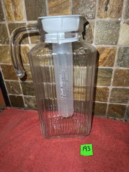 Vntage Luminarc Arc glass pitcher