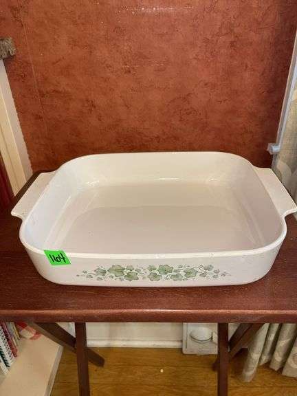 Corning Ware Callaway Ivy Green Casserole Dish