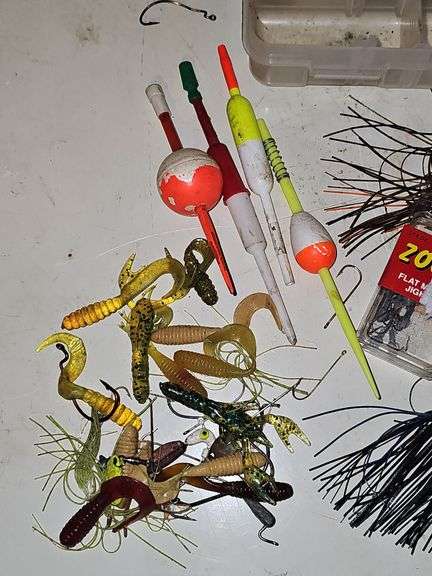 3 Containers of Miscellaneous Fishing Lures & Hooks