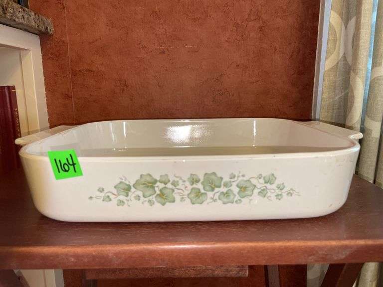 Corning Ware Callaway Ivy Green Casserole Dish