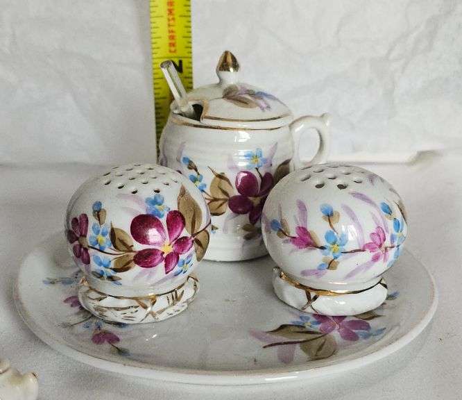 Tea Service Condiments Mini tea and condiment sets - Baker Auctions & Real Estate, LLC