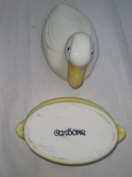 Duck Shaped Ceramic Jar Se