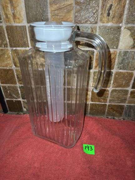 Vntage Luminarc Arc glass pitcher