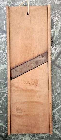 Vintage wooden slicer