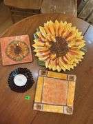 Sunflower Plates & Bowls