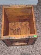 Vintage Handmade Crate/Record Holder