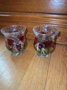 Yankee Candle Butterfly Glass Candle Holders