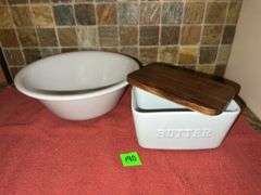 Butter Dish & Bowl
