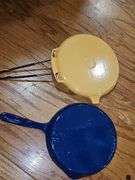 Cast Iron Griddle & Portable Cast Iron Griddle with Folding Handle