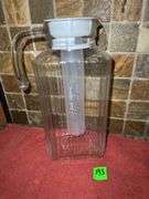 Vntage Luminarc Arc glass pitcher