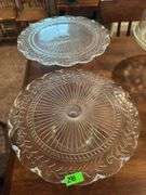 Glass Serving/Cake Plates