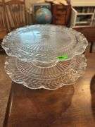 Glass Serving/Cake Plates