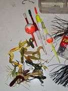 3 Containers of Miscellaneous Fishing Lures & Hooks