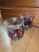Yankee Candle Butterfly Glass Candle Holders