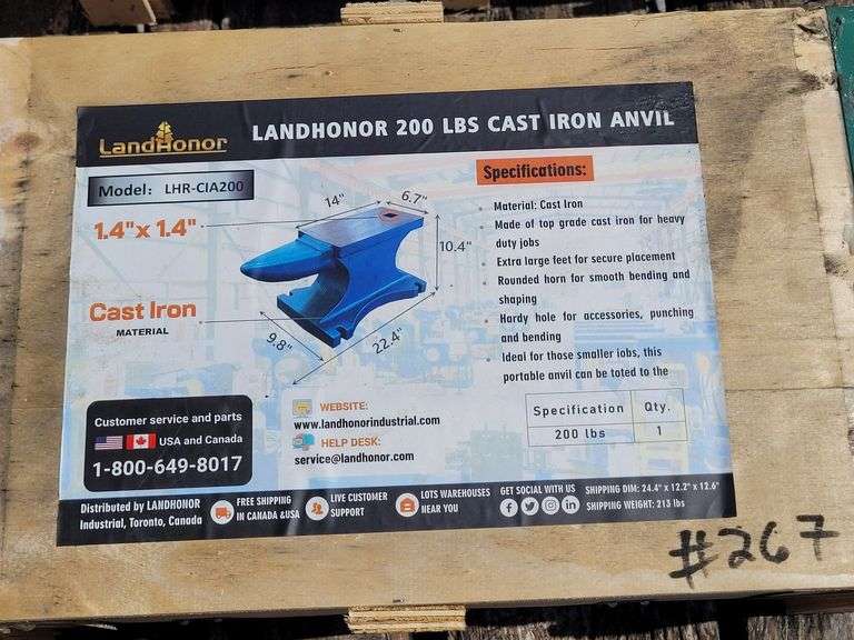 Landhonor 200lb Anvil
