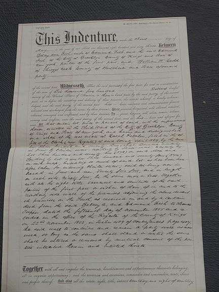 Dec.26, 1874 Mortgage Deed