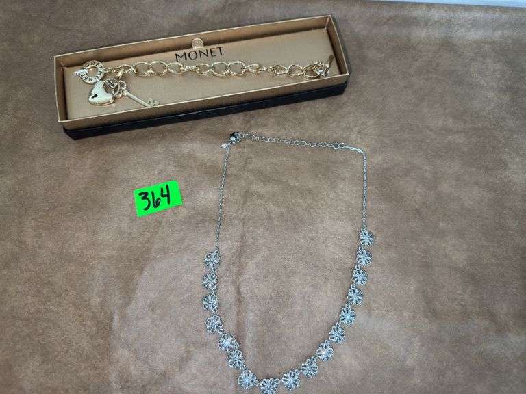Monet Bracelet & an Avon Necklace