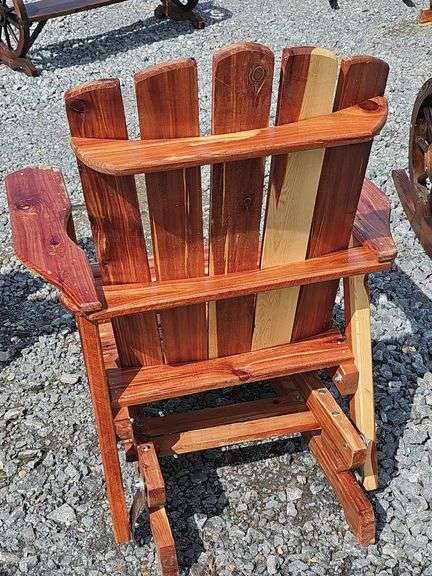 Cedar Rocking Glider Chair