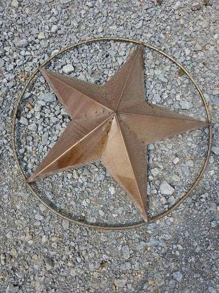 3ft Round Metal Star