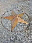 6ft Metal Round Star