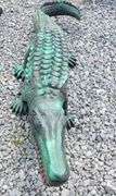 Aluminum Alligator Statue