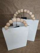 Pd Home & Garden Decorative Tins with Wood Beaded Handles