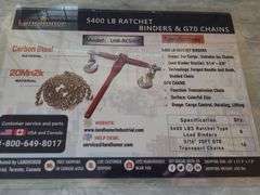 Pallet of chains & binders
