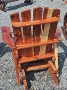 Cedar Rocking Glider Chair
