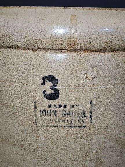 Louisville Kentucky number 3 crock jar.