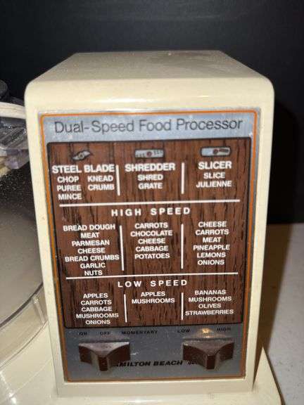 Hamilton beach food processor.