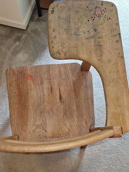 Child's wooden desk