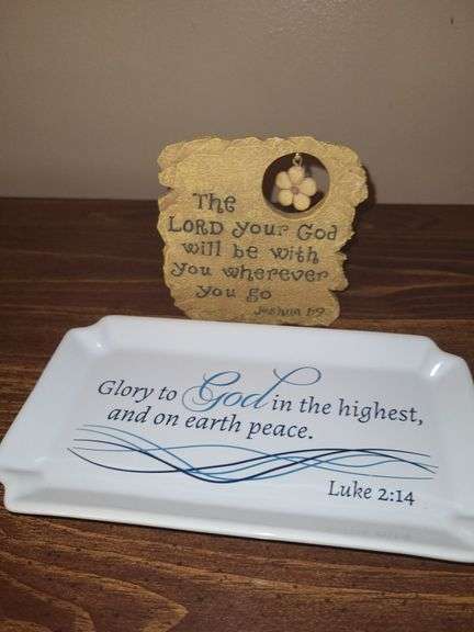 Homco Doves & religious decore